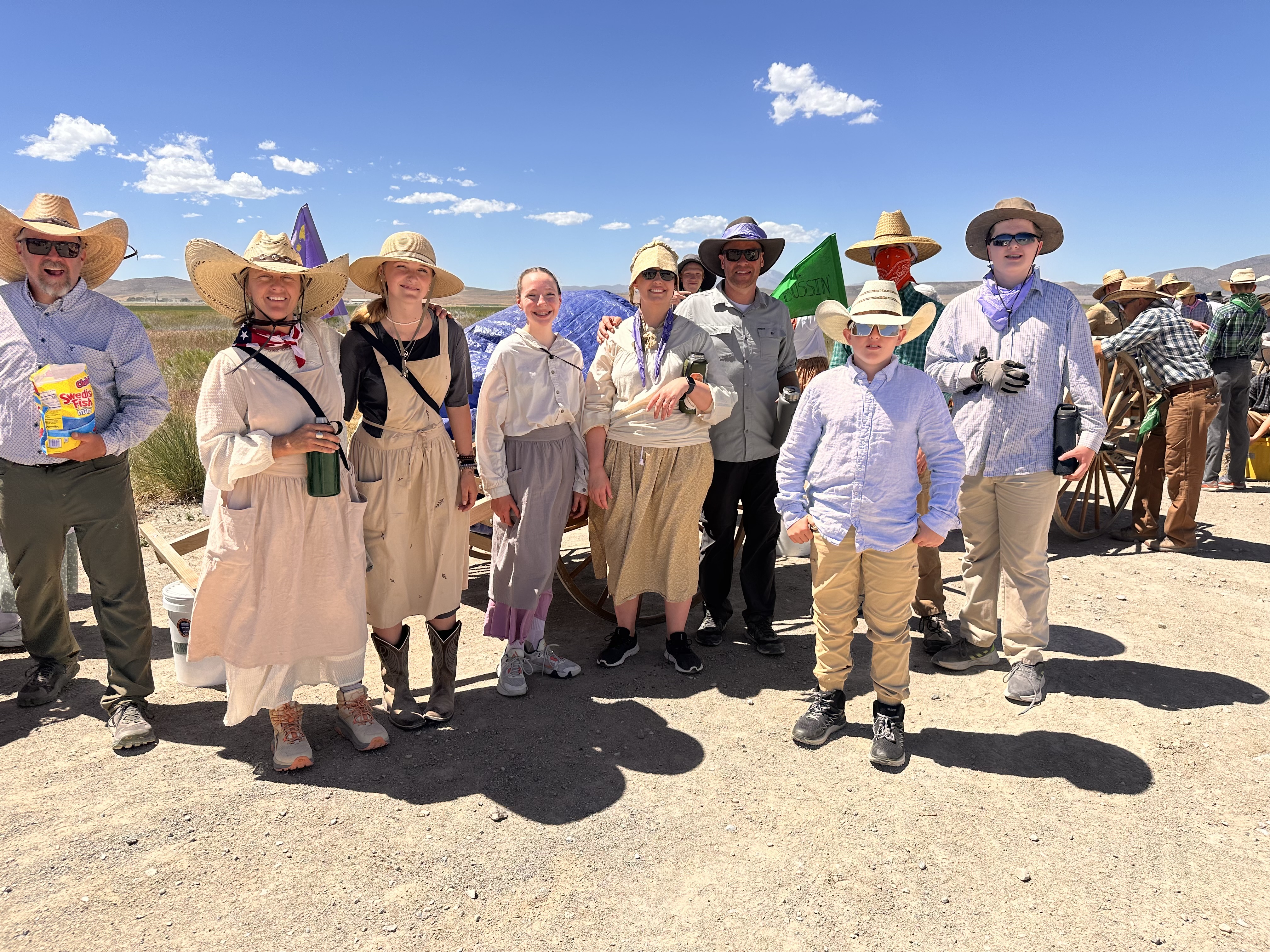 Pioneer trek clothing example