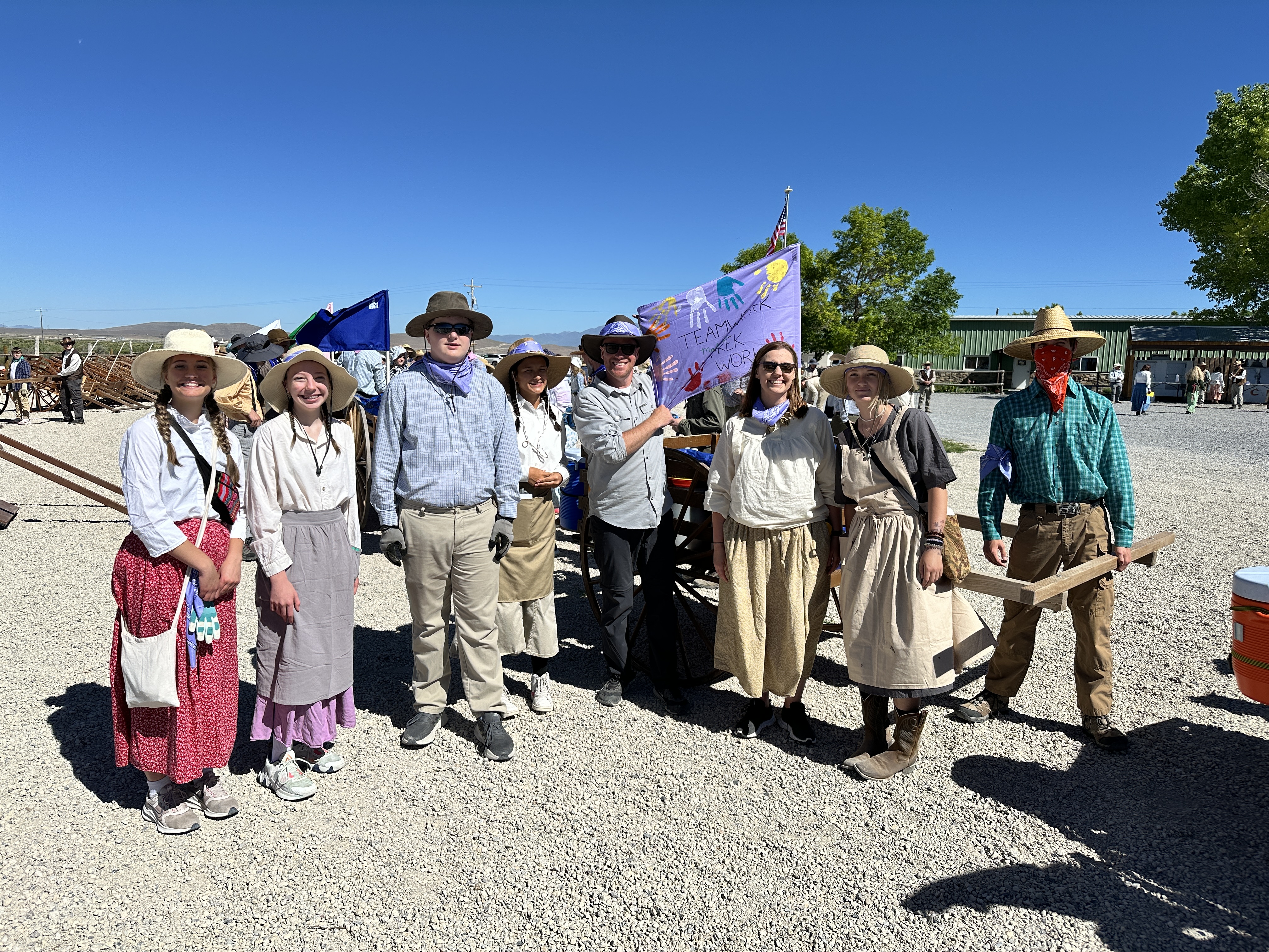 Pioneer trek clothing example