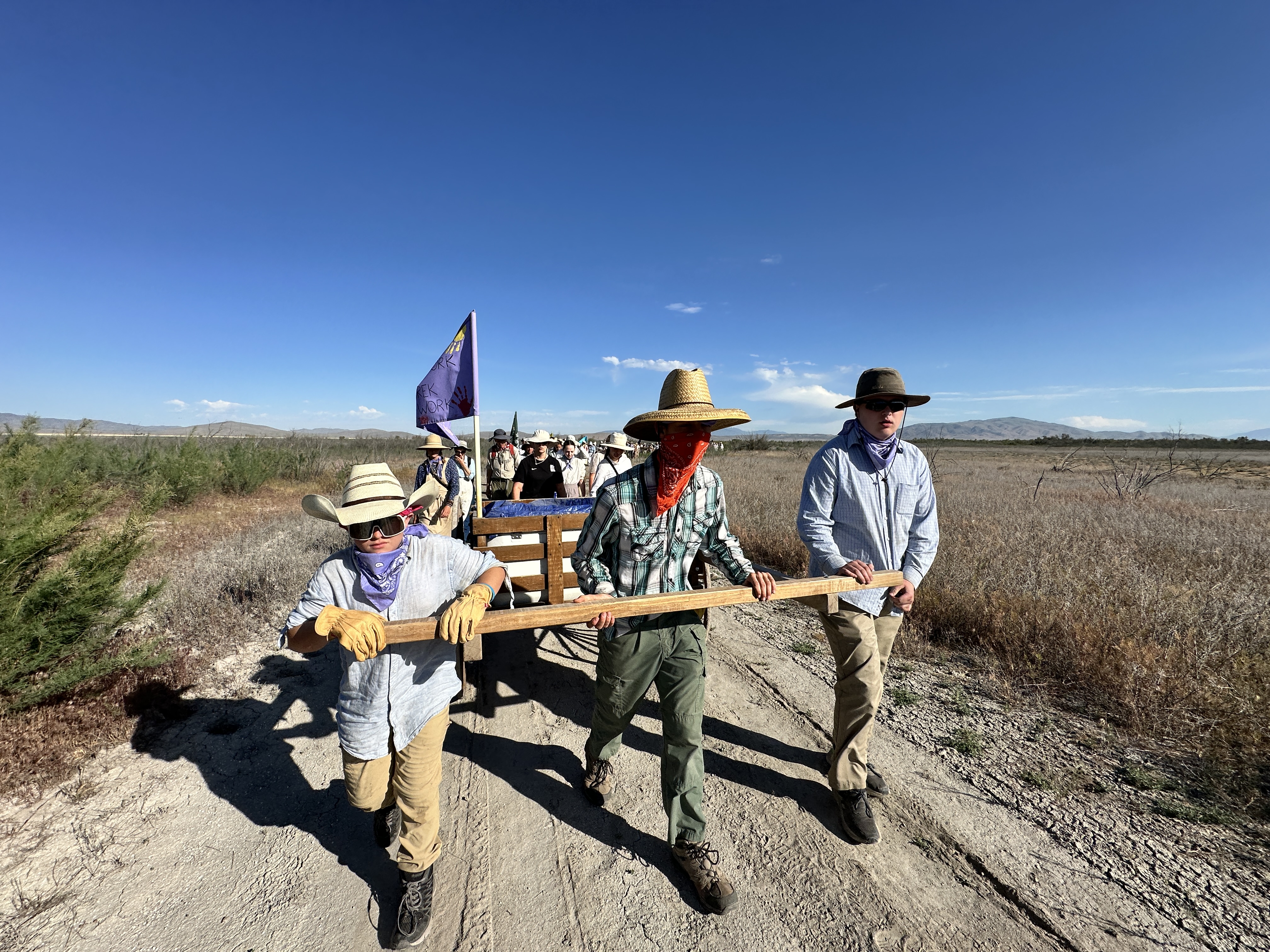 Pioneer trek clothing example